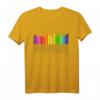 Grafik-Equalizer T-Shirt für Musikliebhaber & HiFi Geeks mit Regenbogen-Design – Perfekt für Stereo, Surround & LGBT Community