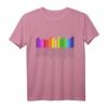 Grafik-Equalizer T-Shirt für Musikliebhaber & HiFi Geeks mit Regenbogen-Design – Perfekt für Stereo, Surround & LGBT Community