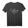 Lieblingsmensch Herz Liebe Paare Geschenk T-Shirt – Persönliches Statement für Freunde, Familie & Partner zum Geburtstag, Weihnachten & Hochzeit