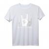 Böse alte Frau - Retro Heavy Metal Hand Symbol T-Shirt für Frauen zum Junggesellenabschied, Festival & Mädelsabend