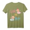 Gender Reveal Shirts Baby Blue Pink T-Shirt für Mädchen oder Jungen – Perfektes Geschenk für Babypartys, Schwangerschaftsankündigungen & Unterstützung für werdende Eltern
