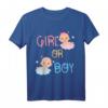 Gender Reveal Shirts Baby Blue Pink T-Shirt für Mädchen oder Jungen – Perfektes Geschenk für Babypartys, Schwangerschaftsankündigungen & Unterstützung für werdende Eltern