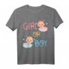 Gender Reveal Shirts Baby Blue Pink T-Shirt für Mädchen oder Jungen – Perfektes Geschenk für Babypartys, Schwangerschaftsankündigungen & Unterstützung für werdende Eltern