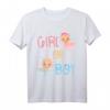 Gender Reveal Shirts Baby Blue Pink T-Shirt für Mädchen oder Jungen – Perfektes Geschenk für Babypartys, Schwangerschaftsankündigungen & Unterstützung für werdende Eltern