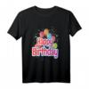 Geburtstags T-Shirt mit Luftballons und Konfetti - Perfektes Party-Outfit und Geschenk für die wichtigste Feier des Jahres