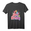 Geburtstags T-Shirt mit Luftballons und Konfetti - Perfektes Party-Outfit und Geschenk für die wichtigste Feier des Jahres