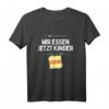Komm wir essen Kinder Satzzeichen T-Shirt – Lustiges Design für Lehrer, Deutschliebhaber und Sprachwitz-Fans