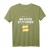 Komm wir essen Kinder Satzzeichen T-Shirt – Lustiges Design für Lehrer, Deutschliebhaber und Sprachwitz-Fans