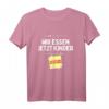 Komm wir essen Kinder Satzzeichen T-Shirt – Lustiges Design für Lehrer, Deutschliebhaber und Sprachwitz-Fans