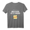 Komm wir essen Kinder Satzzeichen T-Shirt – Lustiges Design für Lehrer, Deutschliebhaber und Sprachwitz-Fans