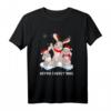 Hasenfamilie Weihnachten Hase Hoppy Christmas T-Shirt – Festliche Tiermode für Weihnachtsfeiern & Geschenke für Kaninchenliebhaber