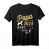 Herren Papa 2024 Ladebalken Loading T-Shirt – Humorvolles Vatertags- und Babyparty-Geschenk für werdende Väter