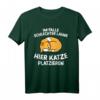 Lustiges Im Falle Schlechter Laune Hier Katze Platzieren Damen T-Shirt – Perfektes Geschenk für Katzenliebhaber und Katzenbesitzer mit Humor