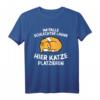 Lustiges Im Falle Schlechter Laune Hier Katze Platzieren Damen T-Shirt – Perfektes Geschenk für Katzenliebhaber und Katzenbesitzer mit Humor