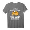 Lustiges Im Falle Schlechter Laune Hier Katze Platzieren Damen T-Shirt – Perfektes Geschenk für Katzenliebhaber und Katzenbesitzer mit Humor