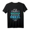 Besten Brüder werden zum Onkel befördert 2024 T-Shirt - Perfektes Geschenk zur Schwangerschaftsverkündung
