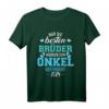 Besten Brüder werden zum Onkel befördert 2024 T-Shirt - Perfektes Geschenk zur Schwangerschaftsverkündung