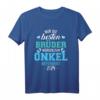 Besten Brüder werden zum Onkel befördert 2024 T-Shirt - Perfektes Geschenk zur Schwangerschaftsverkündung