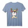 Weihnachtsshirt mit niedlichem Pinguin - Lustiges Xmas Kinder T-Shirt für Mädchen, Jungen & Familie, perfektes Weihnachtsgeschenk