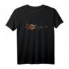 Geschenk für Gitarrenspieler Herzschlag Gitarre - Kurzarm T-Shirt für Musiker, Musikliebhaber & Gitarre Lehrer zu Weihnachten & Geburtstag