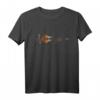 Geschenk für Gitarrenspieler Herzschlag Gitarre - Kurzarm T-Shirt für Musiker, Musikliebhaber & Gitarre Lehrer zu Weihnachten & Geburtstag