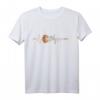 Geschenk für Gitarrenspieler Herzschlag Gitarre - Kurzarm T-Shirt für Musiker, Musikliebhaber & Gitarre Lehrer zu Weihnachten & Geburtstag