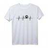 Tierarzt T-Shirt mit Pfote & EKG - Perfektes Geschenk für Tierärzte, Tierbesitzer & Tierschützer