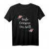 Beste Cousine Der Welt T-Shirt mit Blumenmuster - Perfektes Geschenk für Geburtstag und Weihnachten
