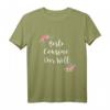 Beste Cousine Der Welt T-Shirt mit Blumenmuster - Perfektes Geschenk für Geburtstag und Weihnachten