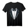 Anzug Frack T-Shirt - Lustiges Kostüm für JGA, Fasching & Fastnacht, perfekt für Männer und Jungs