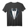 Anzug Frack T-Shirt - Lustiges Kostüm für JGA, Fasching & Fastnacht, perfekt für Männer und Jungs
