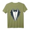 Anzug Frack T-Shirt - Lustiges Kostüm für JGA, Fasching & Fastnacht, perfekt für Männer und Jungs