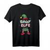 Sauf Elfe Weihnachtsoutfit Partnerlook Geschenk Weihnachten T-Shirt - Lustiges Elfendesign für die Feiertage & Familienpartnerlook