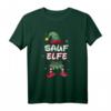 Sauf Elfe Weihnachtsoutfit Partnerlook Geschenk Weihnachten T-Shirt - Lustiges Elfendesign für die Feiertage & Familienpartnerlook