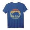 Schildkröte Meeresschildkröte Wasserschildkröte Retro T-Shirt – Perfektes Geschenk für Schildkrötenfans, Vintage Design für Frauen, Männer und Kinder