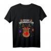 Lustiges Damen Weihnachts-T-Shirt mit Rentier Motiv und V-Ausschnitt – Perfekt für Weihnachtsfeiern, Weihnachtsmarkt & als Geschenk