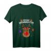 Lustiges Damen Weihnachts-T-Shirt mit Rentier Motiv und V-Ausschnitt – Perfekt für Weihnachtsfeiern, Weihnachtsmarkt & als Geschenk