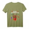 Lustiges Damen Weihnachts-T-Shirt mit Rentier Motiv und V-Ausschnitt – Perfekt für Weihnachtsfeiern, Weihnachtsmarkt & als Geschenk