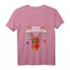 Lustiges Damen Weihnachts-T-Shirt mit Rentier Motiv und V-Ausschnitt – Perfekt für Weihnachtsfeiern, Weihnachtsmarkt & als Geschenk