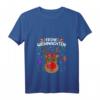 Lustiges Damen Weihnachts-T-Shirt mit Rentier Motiv und V-Ausschnitt – Perfekt für Weihnachtsfeiern, Weihnachtsmarkt & als Geschenk