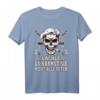 Lächle, du kannst sie nicht alle töten - Lustiges Totenkopf T-Shirt für Misanthropen, Zyniker & Sarkastische Sprüche