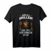 Bin am Grillen! Keine Tipps Bier bringen Abflug - Lustiges Grillmeister T-Shirt für BBQ-Fans, Väter & Hobby-Griller
