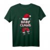 Baby Weihnachtsmann Partnerlook T-Shirt für Weihnachten - Lustiges Familienoutfit mit Schneeflocken & Weihnachtsmütze