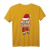 Baby Weihnachtsmann Partnerlook T-Shirt für Weihnachten - Lustiges Familienoutfit mit Schneeflocken & Weihnachtsmütze