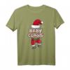 Baby Weihnachtsmann Partnerlook T-Shirt für Weihnachten - Lustiges Familienoutfit mit Schneeflocken & Weihnachtsmütze