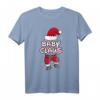 Baby Weihnachtsmann Partnerlook T-Shirt für Weihnachten - Lustiges Familienoutfit mit Schneeflocken & Weihnachtsmütze