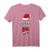 Baby Weihnachtsmann Partnerlook T-Shirt für Weihnachten - Lustiges Familienoutfit mit Schneeflocken & Weihnachtsmütze