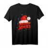 Merry Christmas Weihnachts T-Shirt für Damen und Herren – Lustiges Outfit für Weihnachtsfeier, Markt & Party mit Weihnachtsmann-Mütze