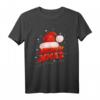 Merry Christmas Weihnachts T-Shirt für Damen und Herren – Lustiges Outfit für Weihnachtsfeier, Markt & Party mit Weihnachtsmann-Mütze