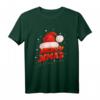 Merry Christmas Weihnachts T-Shirt für Damen und Herren – Lustiges Outfit für Weihnachtsfeier, Markt & Party mit Weihnachtsmann-Mütze